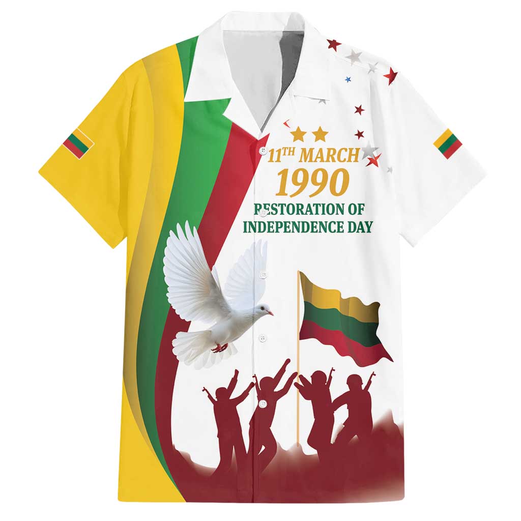 Lithuania Restoration of Independence Day Hawaiian Shirt 11th March 1990