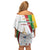 Lithuania Restoration of Independence Day Off Shoulder Short Dress 11th March 1990