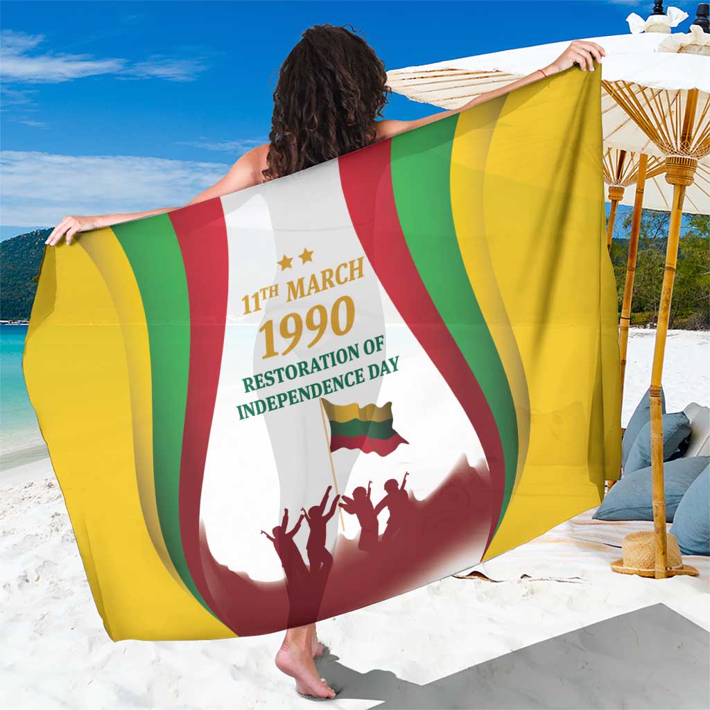 Lithuania Restoration of Independence Day Sarong 11th March 1990 LT17 - Wonder Print Shop