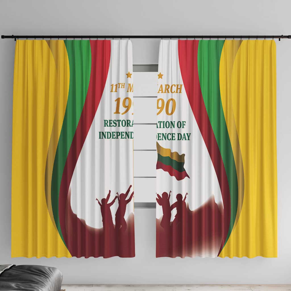 Lithuania Restoration of Independence Day Window Curtain 11th March 1990 LT17 - Wonder Print Shop