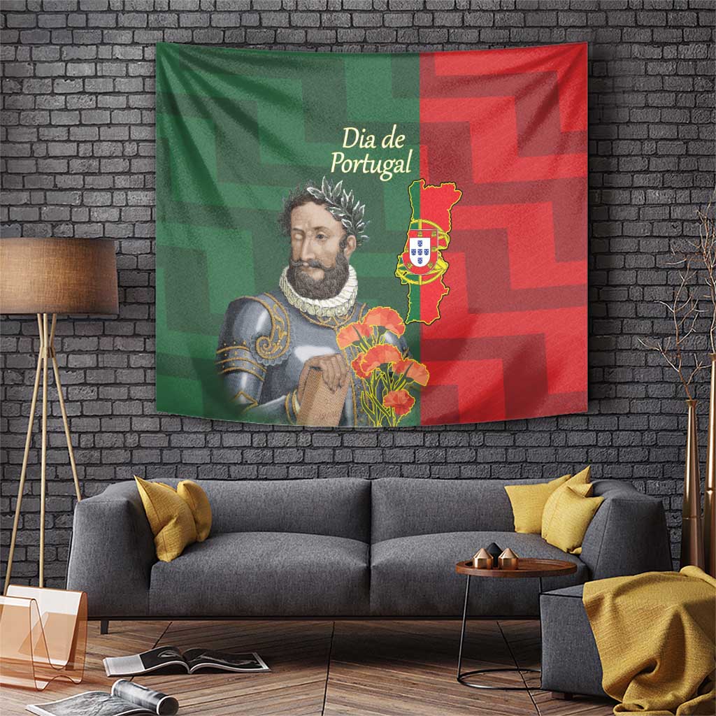 Portugal Day 10th June Tapestry Luis de Camoes Dia da Portugal