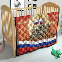 Personalized Russia Day 12th June Quilt Red Square Moscow