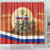 Personalized Russia Day 12th June Shower Curtain Red Square Moscow