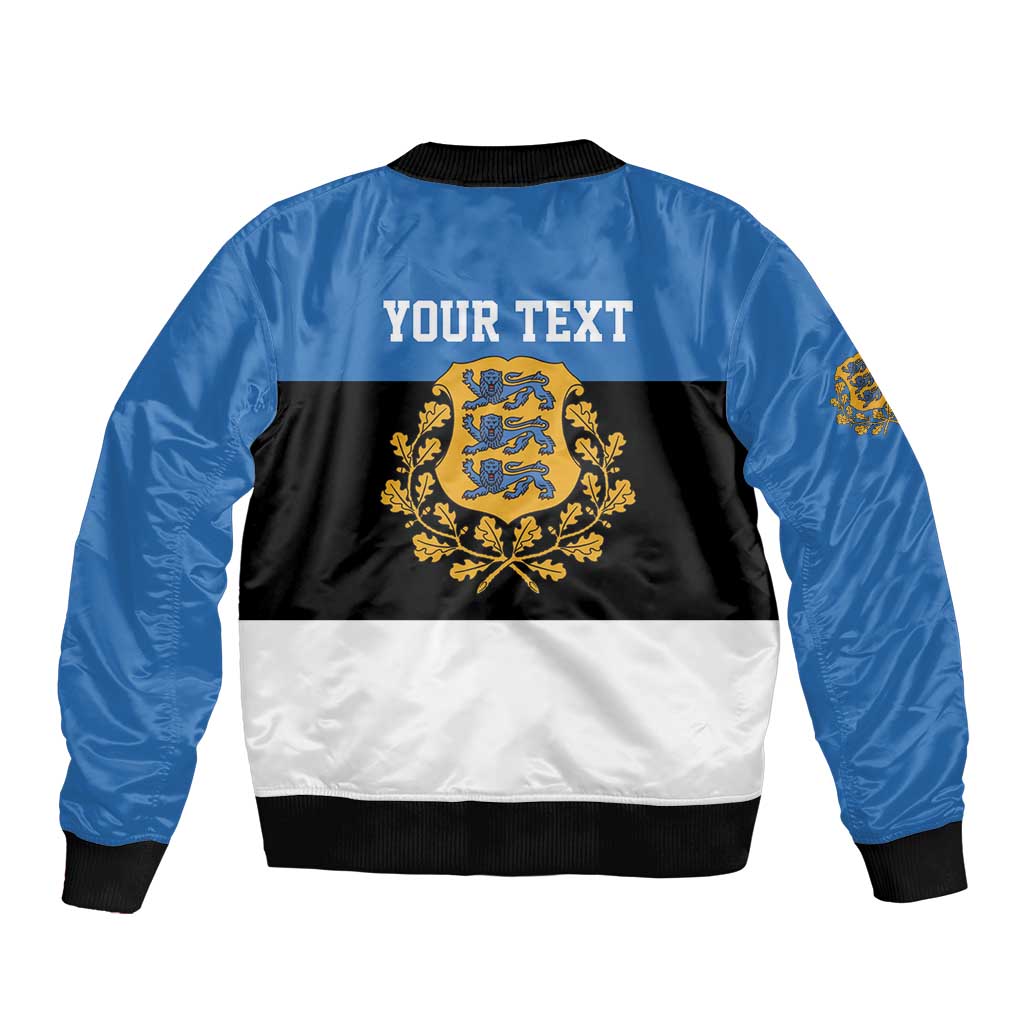 Personalized Estonia Flag Day 4 June Bomber Jacket Elagu Esti!