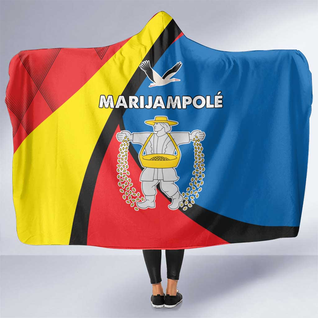 Lithuania Marijampole County Hooded Blanket Marijampoles apskritis