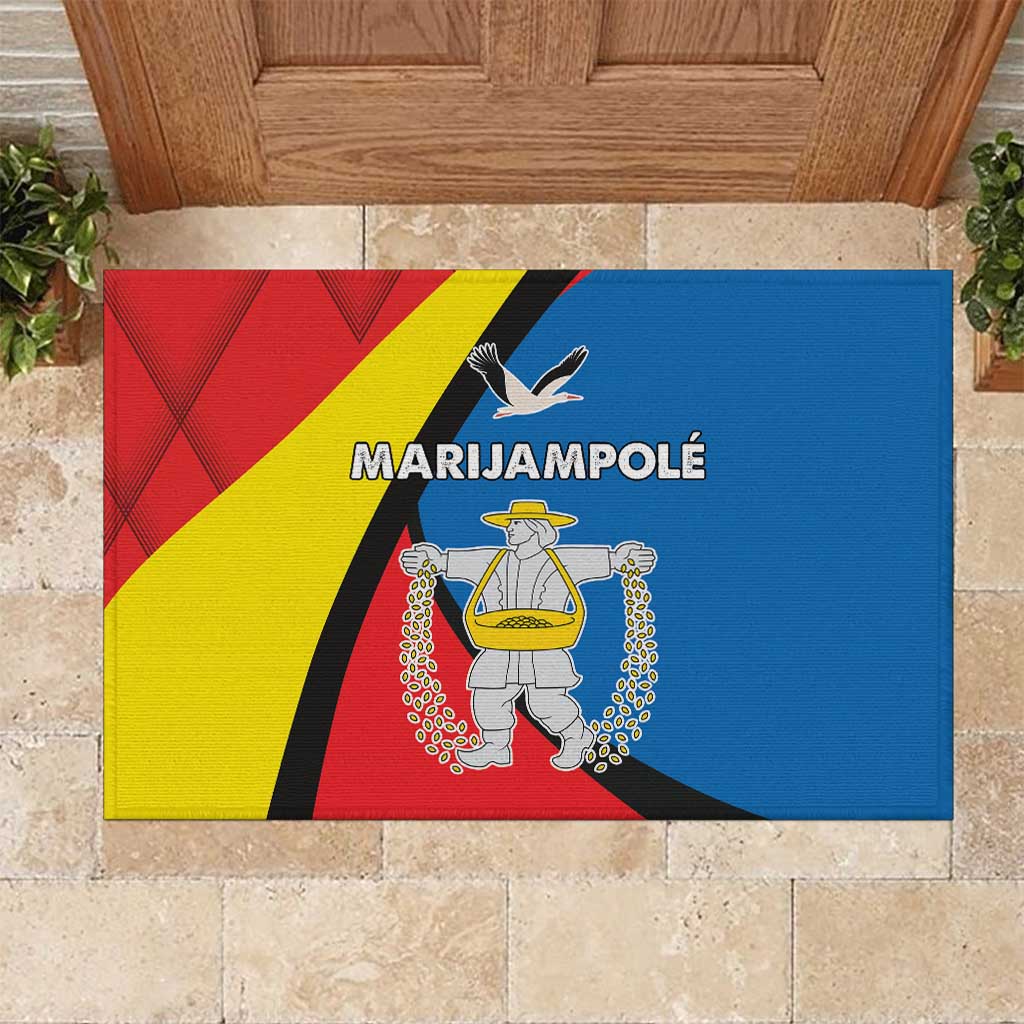 Lithuania Marijampole County Rubber Doormat Marijampoles apskritis LT17 - Wonder Print Shop