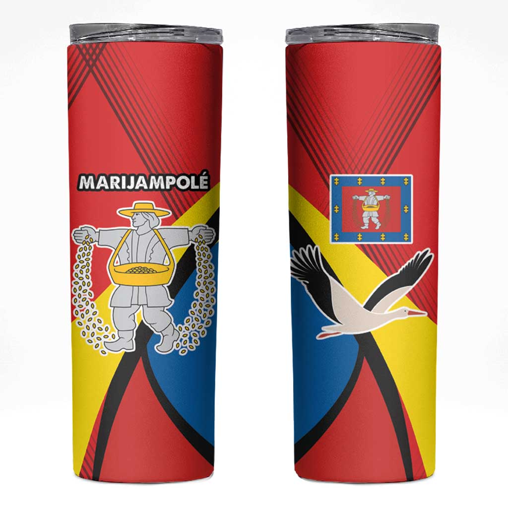 Lithuania Marijampole County Skinny Tumbler Marijampoles Apskritis LT17 - Wonder Print Shop