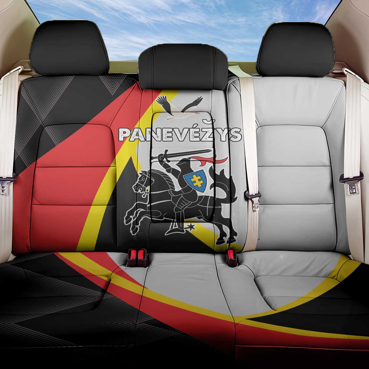 Lithuania Panevezys County Back Car Seat Cover Panevezio Apskritis