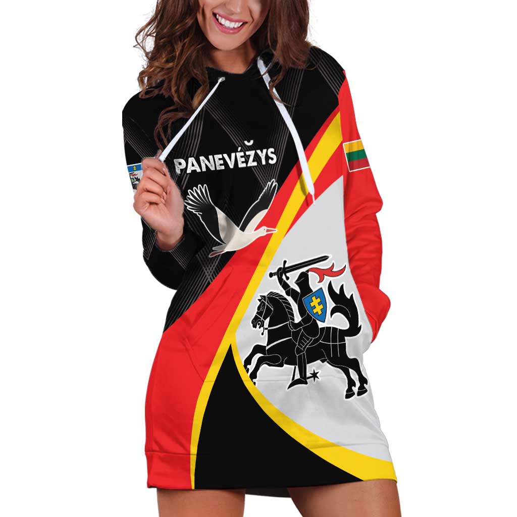 Lithuania Panevezys County Hoodie Dress Panevezio Apskritis