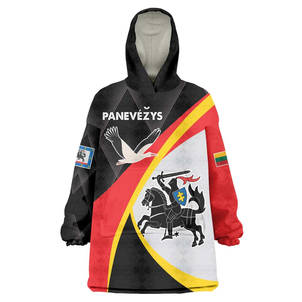 Lithuania Panevezys County Wearable Blanket Hoodie Panevezio Apskritis LT17 - Wonder Print Shop