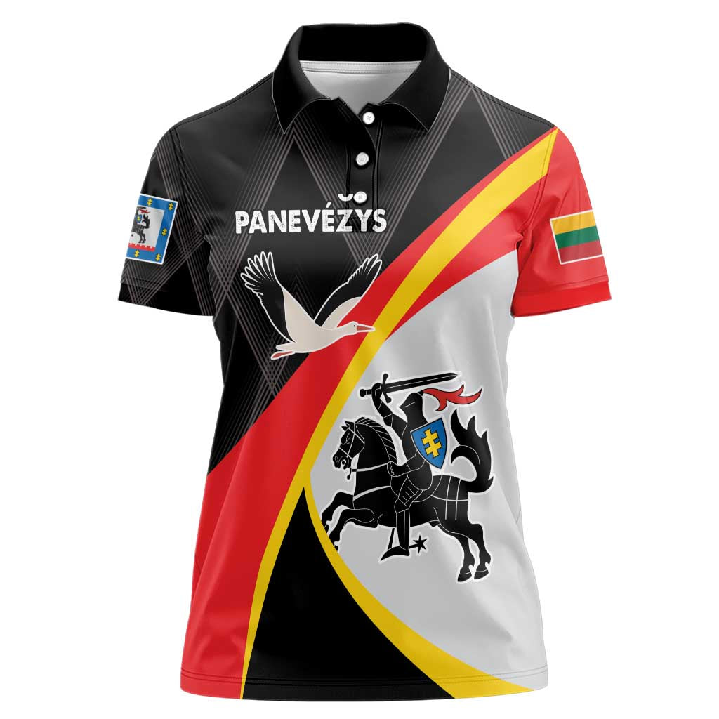 Lithuania Panevezys County Women Polo Shirt Panevezio Apskritis LT17 - Wonder Print Shop