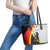 Lithuania Siauliai County Leather Tote Bag Siauliu Apskritis