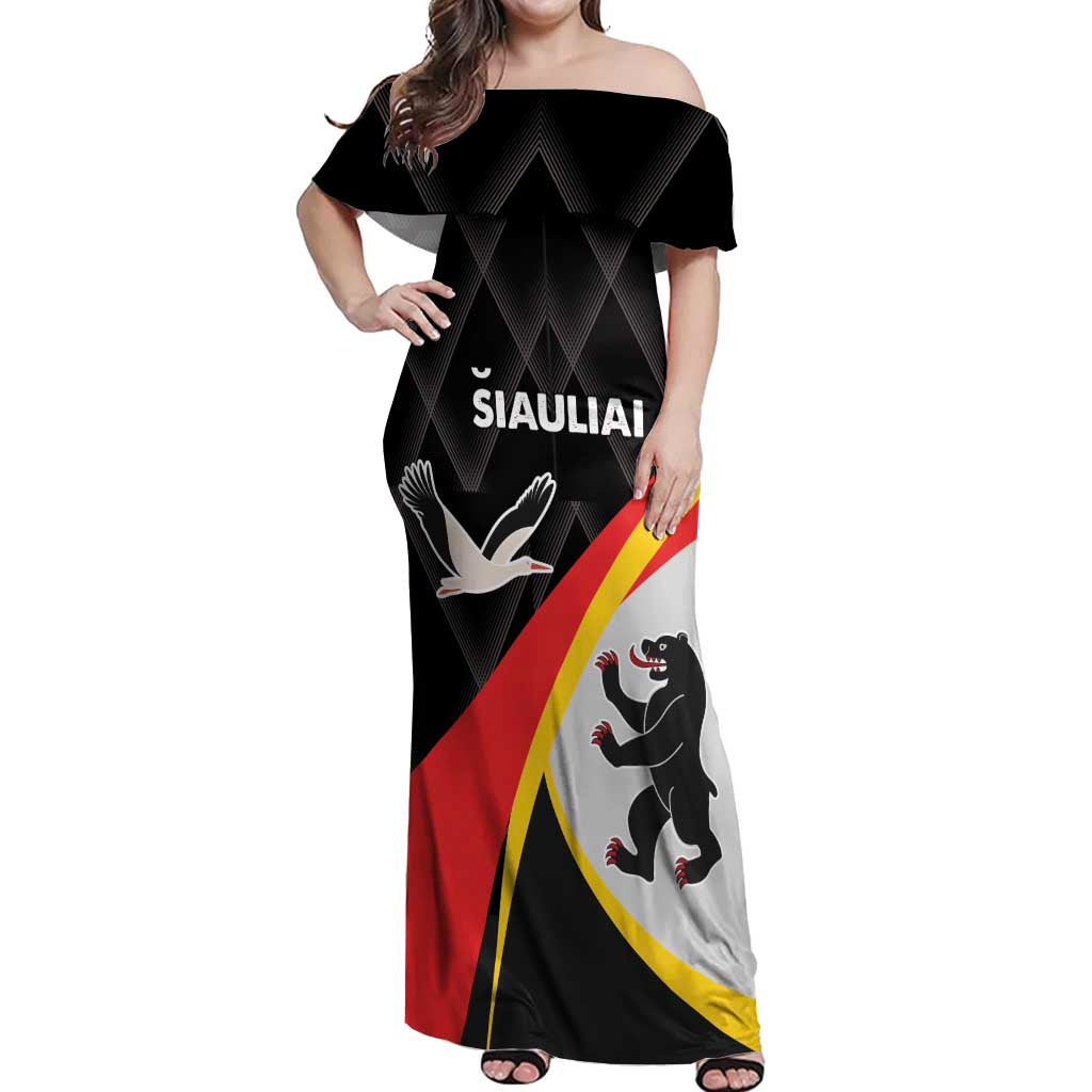 Lithuania Siauliai County Off Shoulder Maxi Dress Siauliu Apskritis