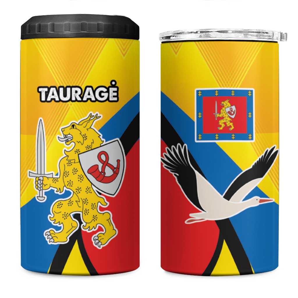 Lithuania Taurage County 4 in 1 Can Cooler Tumbler Taurages Apskritis