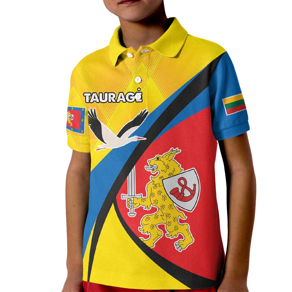 Lithuania Taurage County Kid Polo Shirt Taurages Apskritis