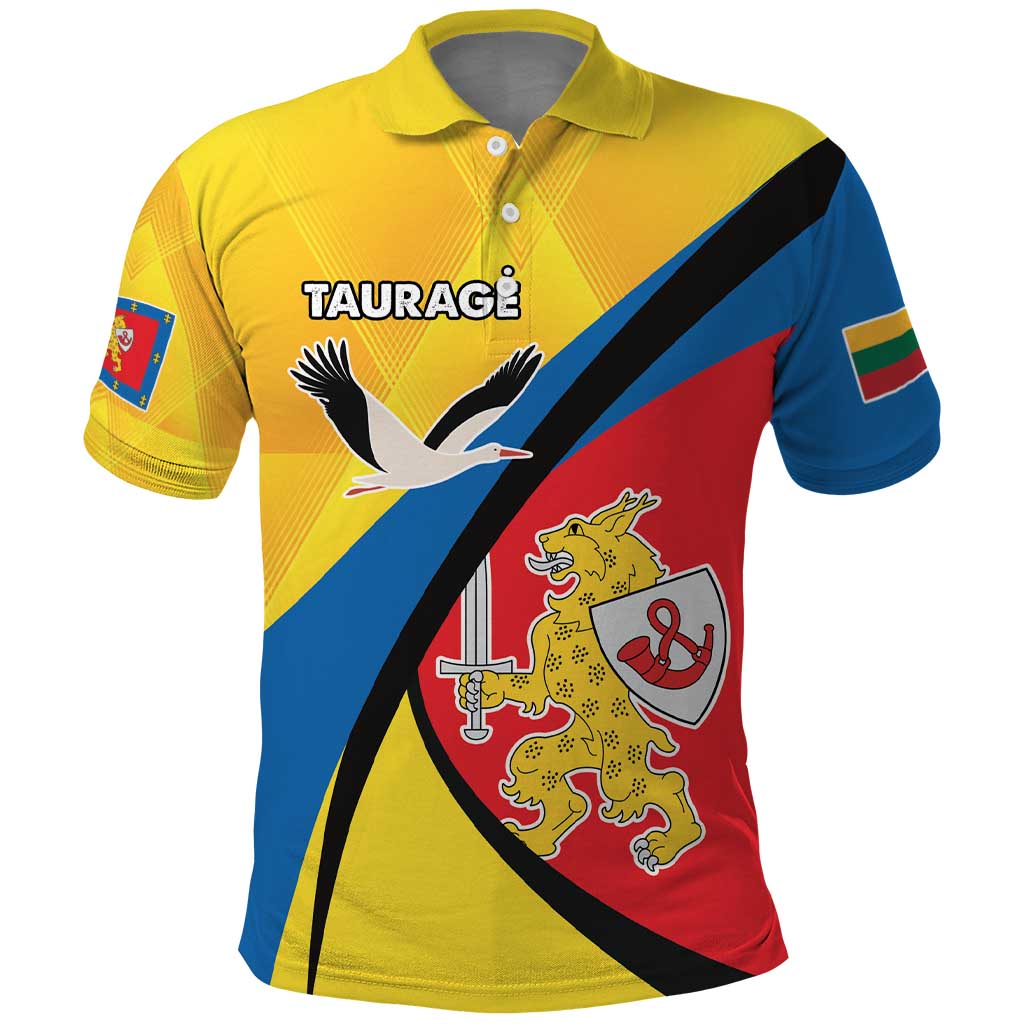 Lithuania Taurage County Polo Shirt Taurages Apskritis