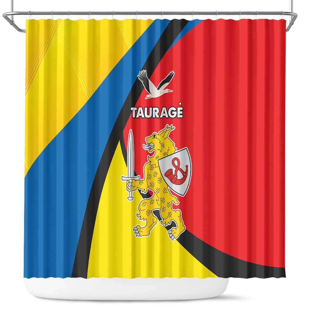 Lithuania Taurage County Shower Curtain Taurages Apskritis LT17 - Wonder Print Shop