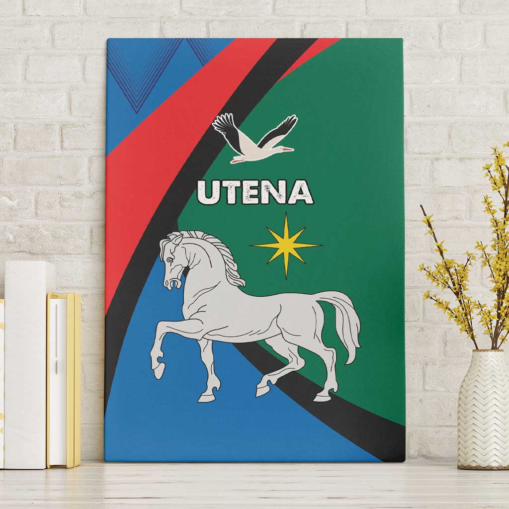 Lithuania Utena County Canvas Wall Art Utenos Apskritis