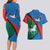 Lithuania Utena County Couples Matching Long Sleeve Bodycon Dress and Hawaiian Shirt Utenos Apskritis