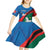 Lithuania Utena County Kid Short Sleeve Dress Utenos Apskritis