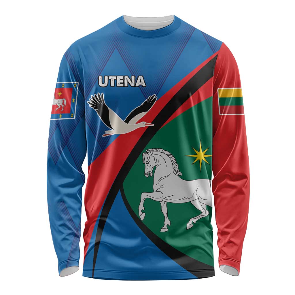 Lithuania Utena County Long Sleeve Shirt Utenos Apskritis