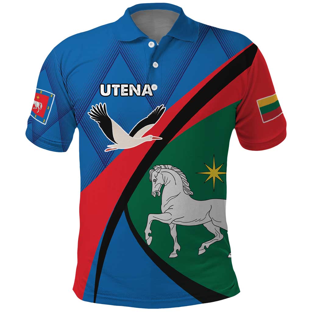 Lithuania Utena County Polo Shirt Utenos Apskritis