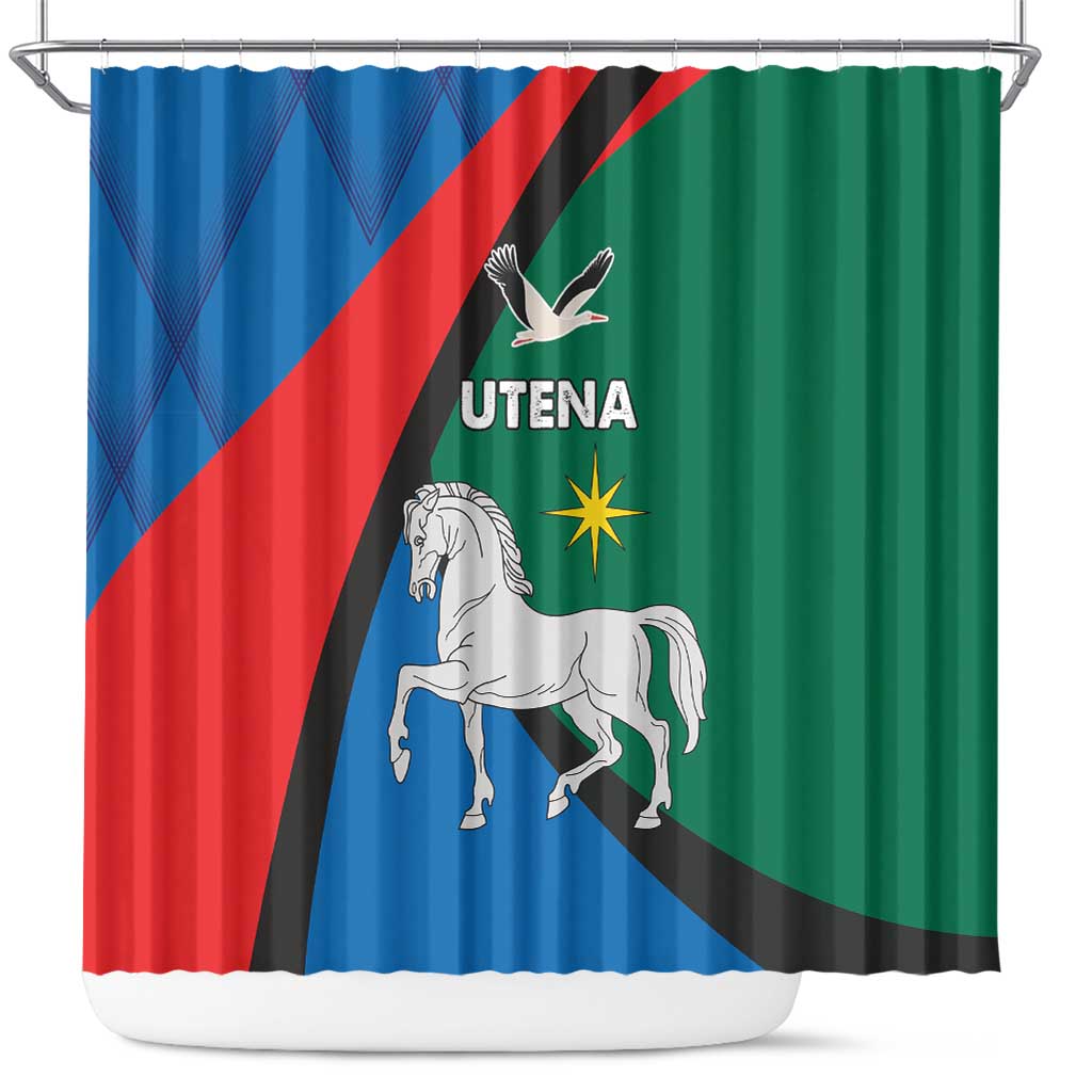 Lithuania Utena County Shower Curtain Utenos Apskritis LT17 - Wonder Print Shop