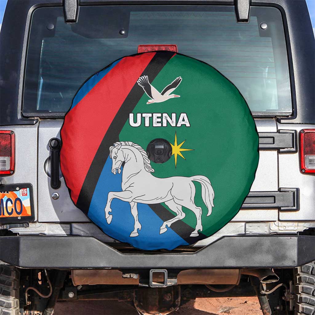 Lithuania Utena County Spare Tire Cover Utenos Apskritis LT17 - Wonder Print Shop