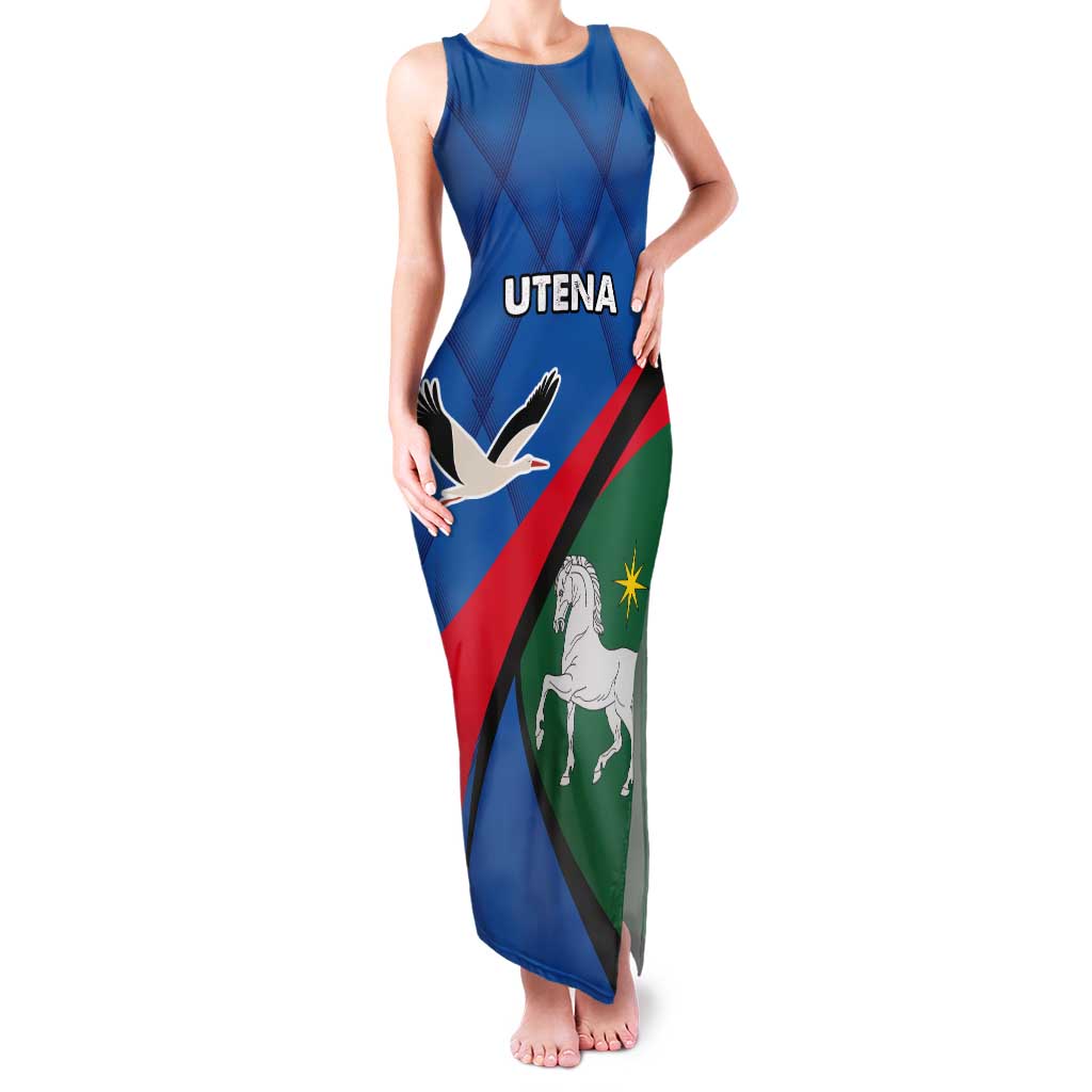 Lithuania Utena County Tank Maxi Dress Utenos Apskritis LT17 - Wonder Print Shop