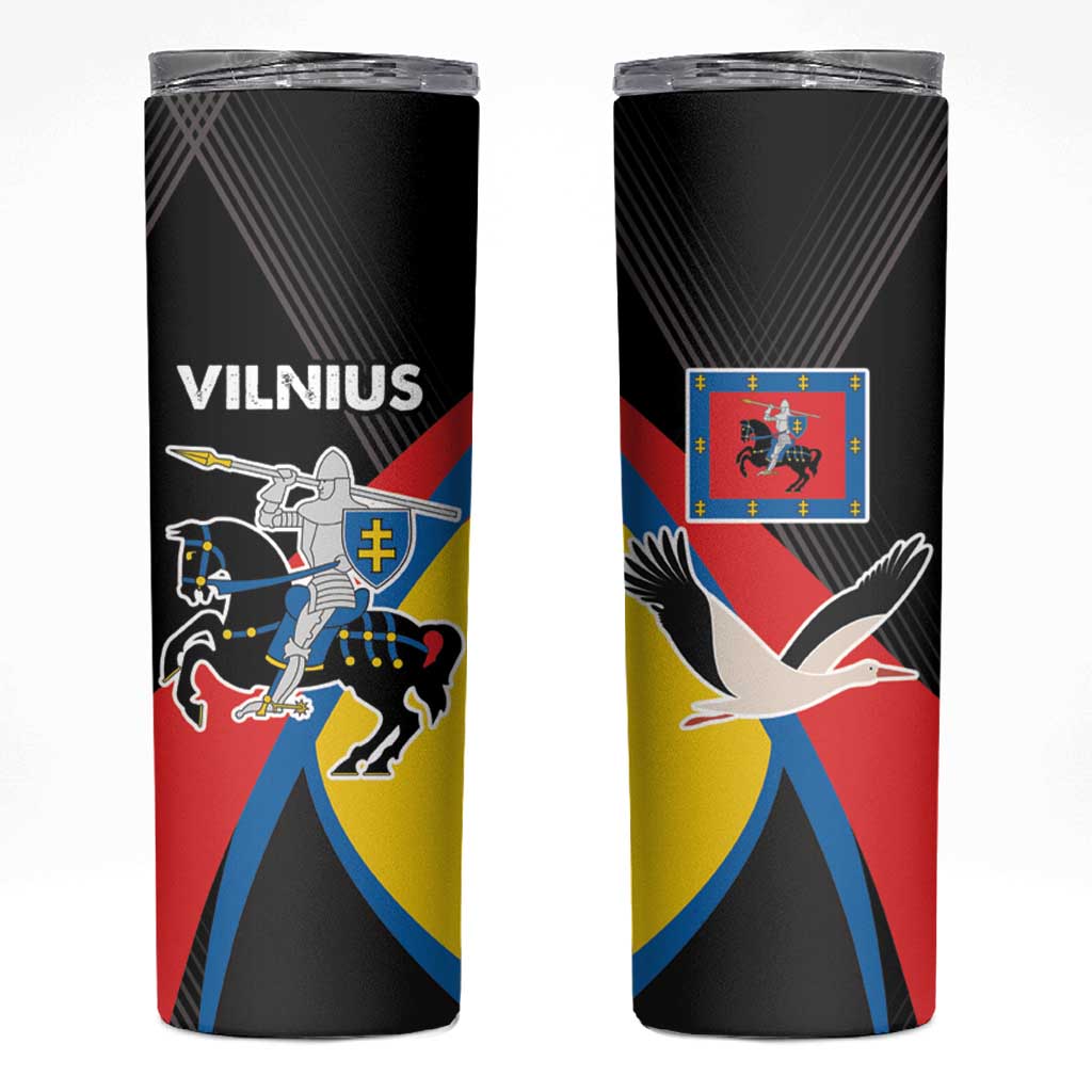 Lithuania Vilnius County Skinny Tumbler Vilniaus Apskritis LT17 - Wonder Print Shop