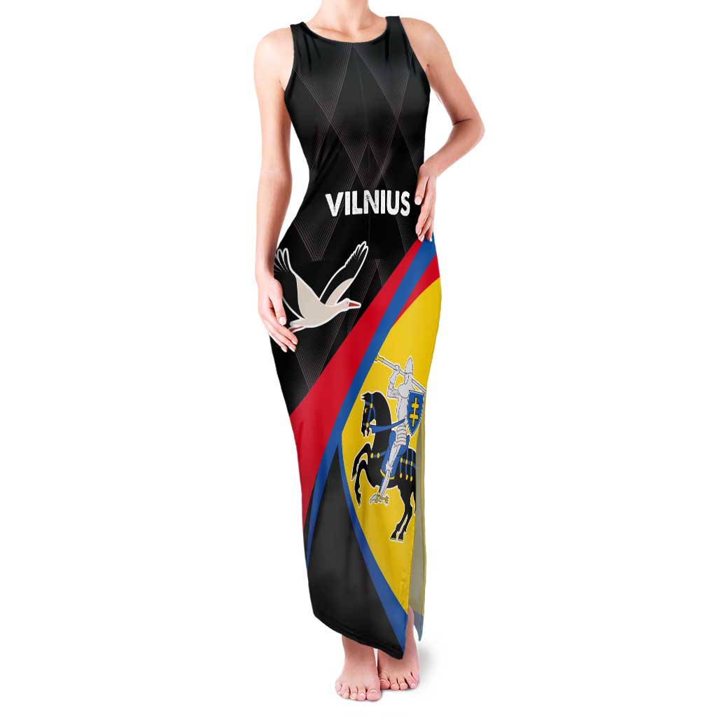 Lithuania Vilnius County Tank Maxi Dress Vilniaus Apskritis LT17 - Wonder Print Shop