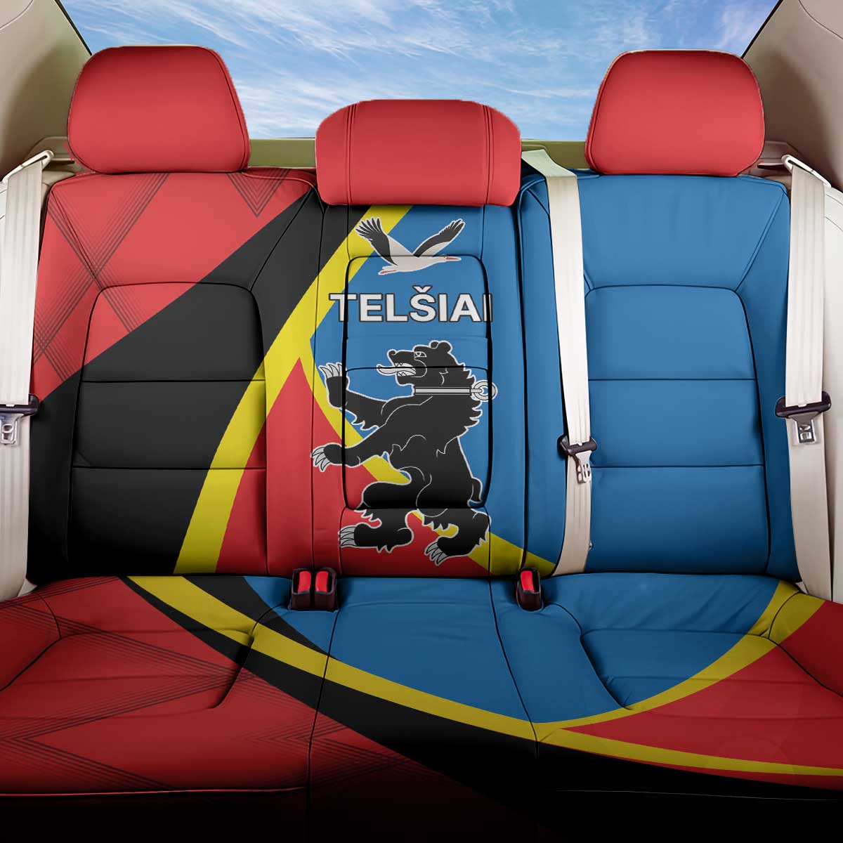 Lithuania Telsiai County Back Car Seat Cover Telsiu Apskritis