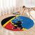 Lithuania Telsiai County Round Carpet Telsiu Apskritis LT17 - Wonder Print Shop