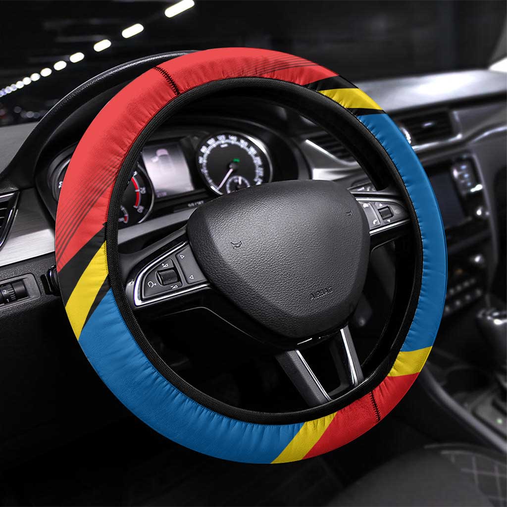 Lithuania Telsiai County Steering Wheel Cover Telsiu Apskritis LT17 - Wonder Print Shop