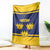 Personalized Ireland Munster Three Gold Crowns Blanket An Mhumhain Flag Three Gold Crowns