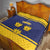 Personalized Ireland Munster Three Gold Crowns Quilt An Mhumhain Flag Three Gold Crowns