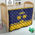 Personalized Ireland Munster Three Gold Crowns Quilt An Mhumhain Flag Three Gold Crowns