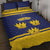 Personalized Ireland Munster Three Gold Crowns Quilt Bed Set An Mhumhain Flag Three Gold Crowns