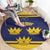 Personalized Ireland Munster Three Gold Crowns Round Carpet An Mhumhain Flag Three Gold Crowns