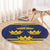 Personalized Ireland Munster Three Gold Crowns Round Carpet An Mhumhain Flag Three Gold Crowns