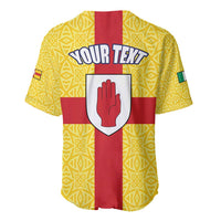 Personalized Ireland Ulster Baseball Jersey Ulaidh Flag With Celtic Patern