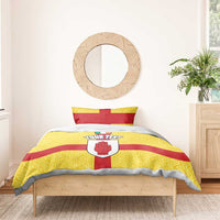 Personalized Ireland Ulster Bedding Set Ulaidh Flag With Celtic Patern