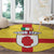 Personalized Ireland Ulster Round Carpet Ulaidh Flag With Celtic Patern