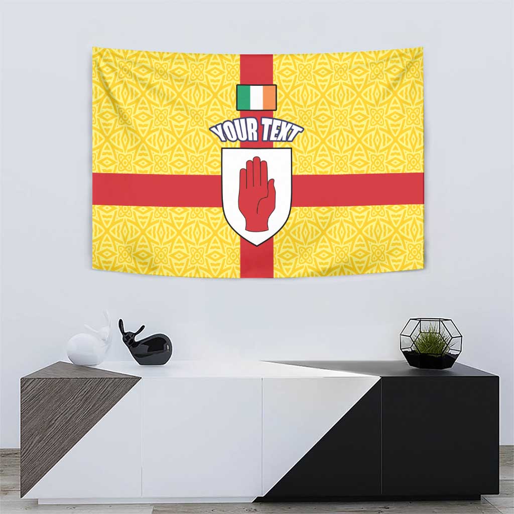 Personalized Ireland Ulster Tapestry Ulaidh Flag With Celtic Patern