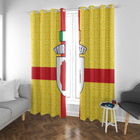 Personalized Ireland Ulster Window Curtain Ulaidh Flag With Celtic Patern