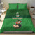 Custom Ireland Rugby with Celtic Pattern Bedding Set Shamrock Go Champions