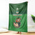 Custom Ireland Rugby with Celtic Pattern Blanket Shamrock Go Champions