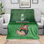 Custom Ireland Rugby with Celtic Pattern Blanket Shamrock Go Champions