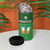 Custom Ireland Rugby with Celtic Pattern 4 in 1 Can Cooler Tumbler Shamrock Go Champions