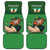 Custom Ireland Rugby with Celtic Pattern Car Mats Shamrock Go Champions